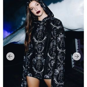 BlackMilk Clothing Sacred Orbits Giant Hoodie Size Medium